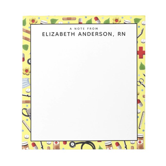 Personalized Nurse Notepad (Front)