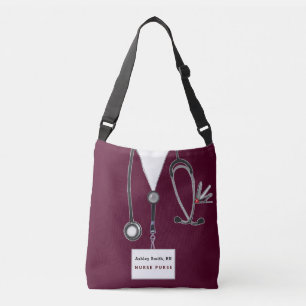 Personalized Nurse Novelty Crossbody Bag