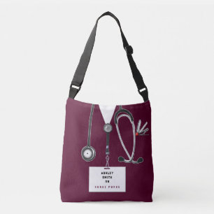 Personalized Nurse Novelty Crossbody Bag