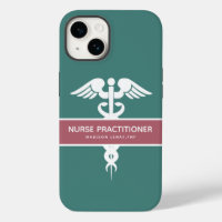 Personalized Nurse Practitioner Dark Teal Medical