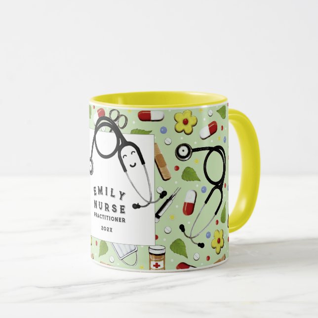 Personalized Nurse Practitioner Gift Ideas Mug (Front Right)