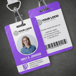 Personalized Nurse Practitioner NP Photo Badge