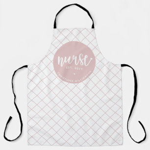 Personalized Nurse RN graduation Elegant Apron
