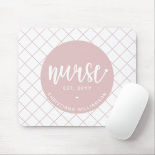 Personalized Nurse RN graduation Elegant Mouse Pad
