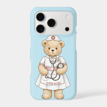 Personalized Nurse Teddy Bear Custom Name Nursing
