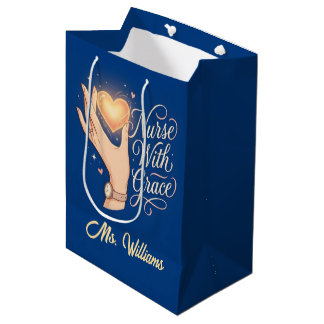 Personalized Nurse With Grace Gift Bag