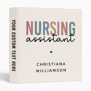 Personalized Nursing Assistant Binder