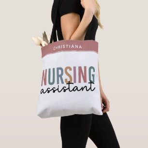 Personalized Nursing Assistant Tote Bag