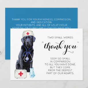 Personalized Nursing Cute Thank You Nurses Day Holiday Card