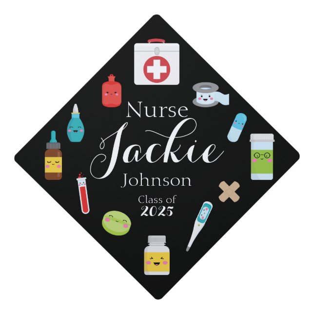 Personalized Nursing Graduation Tassel Topper (Front)