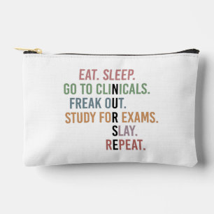 Personalized Nursing School student Funny Nurse Accessory Pouch