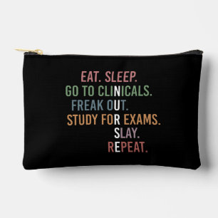 Personalized Nursing School student Funny Nurse Accessory Pouch