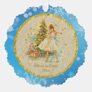 Personalized Nutcracker Ballet Christmas - Gift Ornament Card