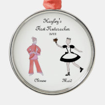Personalized Nutcracker Chinese Tea/Maid Keepsake