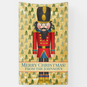 Personalized Nutcracker Christmas Banner