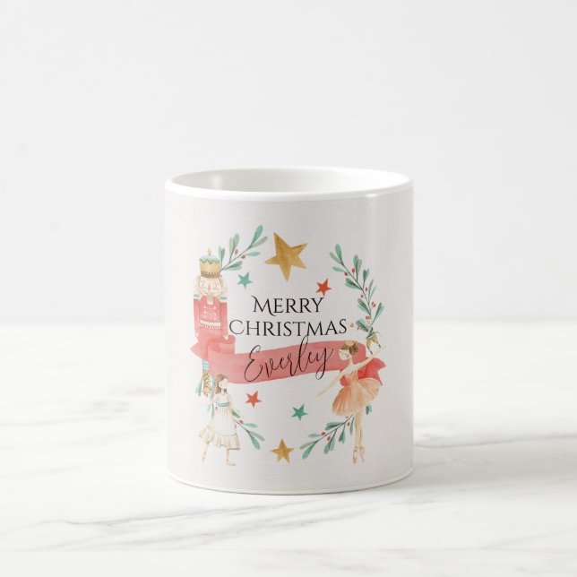 Personalized Nutcracker Christmas Mug (Center)
