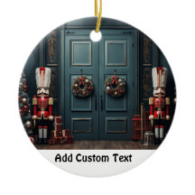 "Personalized Nutcracker Christmas Ornament