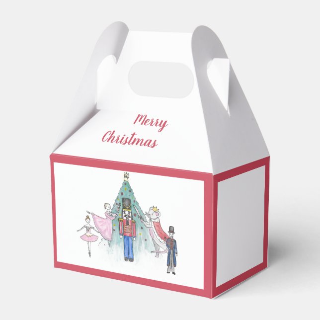 Personalized Nutcracker Favour Treat Boxes (Front Side)