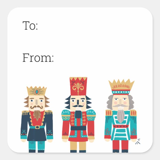 Personalized Nutcracker Gift Tags (Front)