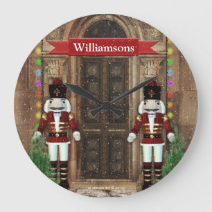 Personalized Nutcracker Holiday Art Wall Clock