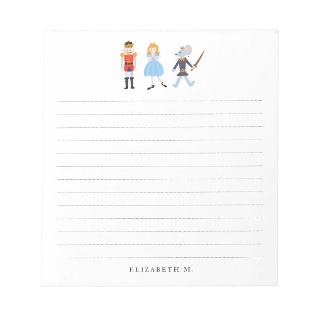 Personalized | Nutcracker Notepad (Front)