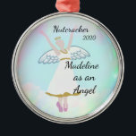 Personalized Nutcracker Ornament - Angel<br><div class="desc">Great to commemorate Nutcracker roles</div>