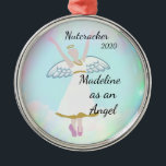 Personalized Nutcracker Ornament - Angel<br><div class="desc">Great to commemorate Nutcracker roles</div>