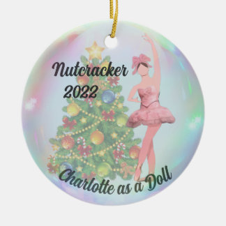 Personalized Nutcracker Ornament - Ballerina Doll