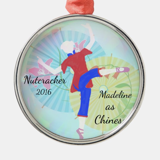 Personalized Nutcracker Ornament - Chinese dance (Front)