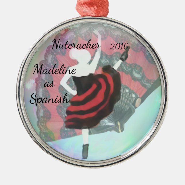 Personalized Nutcracker Ornament - Spanish (Front)