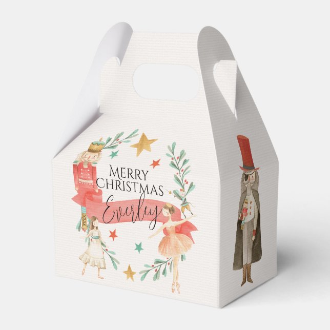 Personalized Nutcracker Theme Gift Boxes  (Front Side)