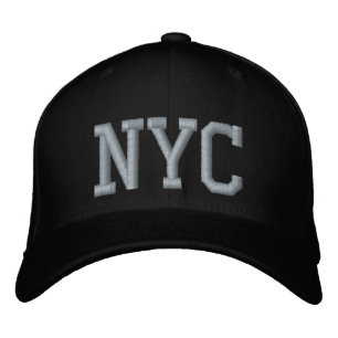 Personalized NYC Custom Black And Pink Embroidered Hat