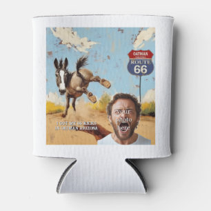 Personalized Oatman Route 66 Photo Can Cooler