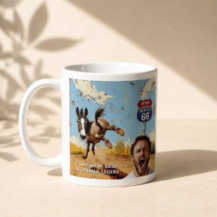 Personalized Oatman Route 66 Photo Coffee Mug