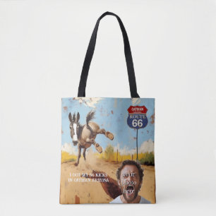 Personalized Oatman Route 66 Photo Tote Bag