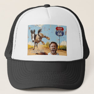 Personalized Oatman Route 66 Photo Trucker Hat