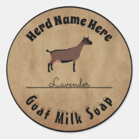 Personalized Oberhasli Goat Milk Soap