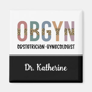 Personalized OBGYN Obstetrician Gynecologist Magnet