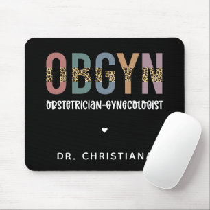 Personalized OBGYN Obstetrician Gynecologist Mouse Pad