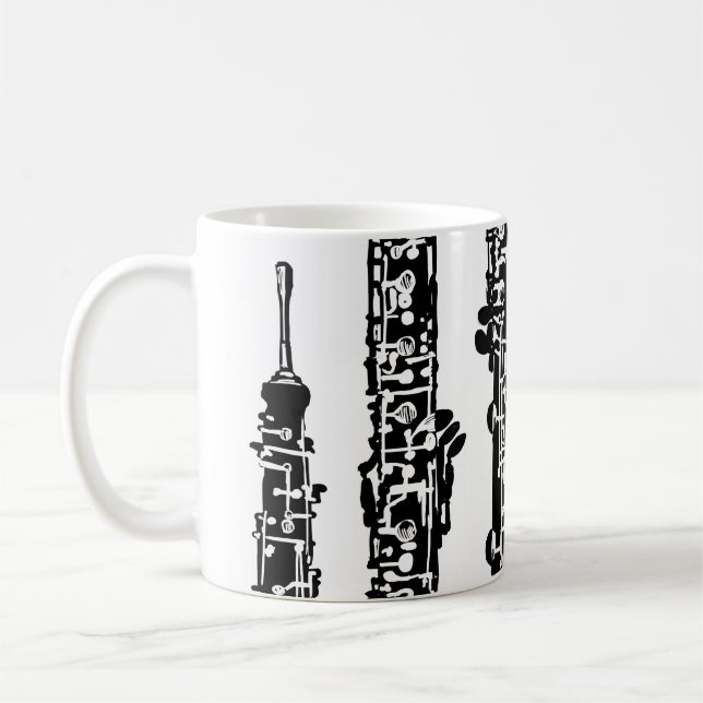 Personalized Oboe Coffee Mug (Left)