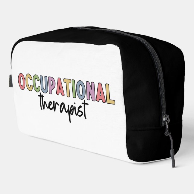 Personalized Occupational Therapist OT Gifts Dopp Kit (Right Corner)