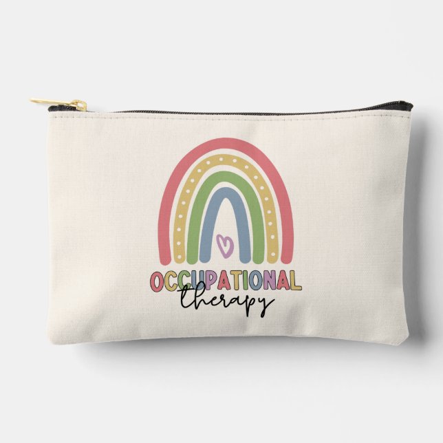 Personalized Occupational Therapy OT Therapist Accessory Pouch (Front)