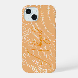 Personalized Ocean Coral Reef Beachy iPhone 15 Case