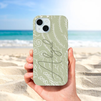 Personalized Ocean Coral Reef Beachy iPhone 15 Case