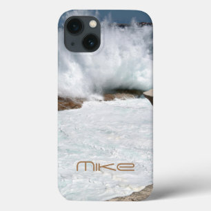 Personalized Ocean Waves Case-Mate iPhone 13 Case