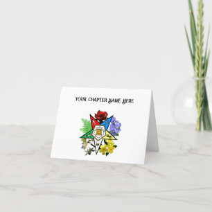 Personalized OES Greeting Cards
