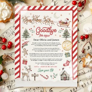 Personalized Official Elf Goodbye Letter For Kids
