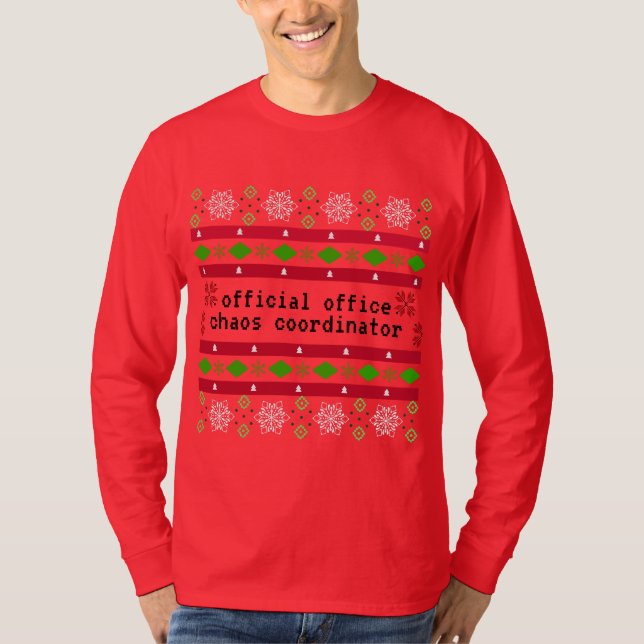 Personalized Official Office Ugly "Sweater" T-Shirt (Front)