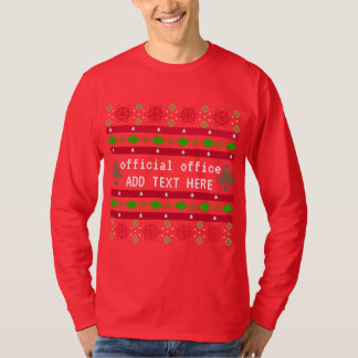 Personalized Official Office Ugly "Sweater" T-Shirt