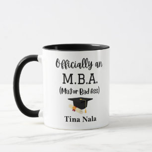 Personalized Officially An M.B.A Mug